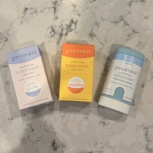 Goodnest Bundle Baby‎ Wash Tablet Refills Pure & Soothe + Baby Balm Moisturizer
